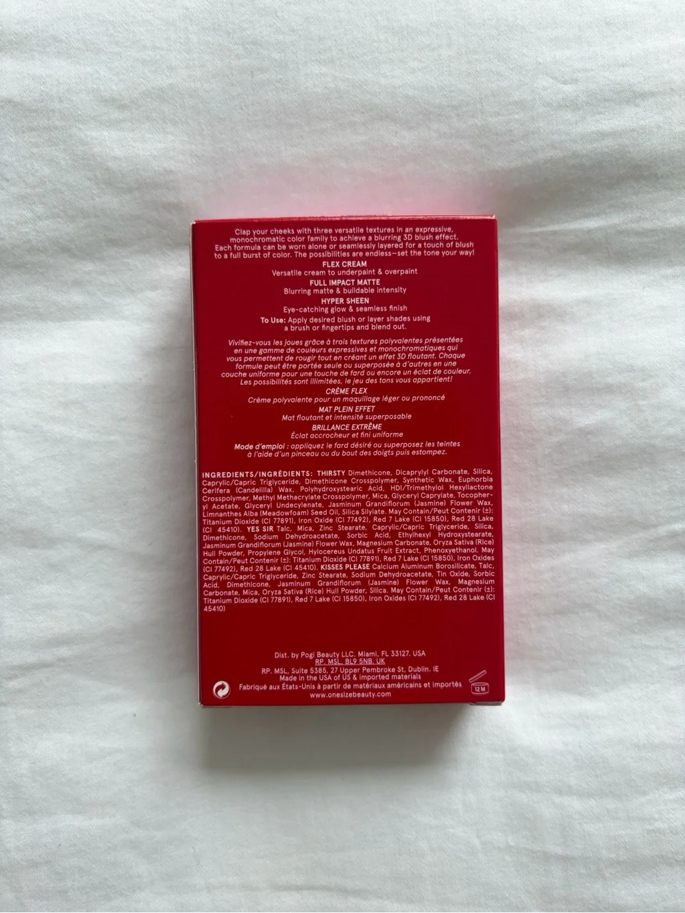 One Size Cheek Clapper 3D Blush Trio Palette